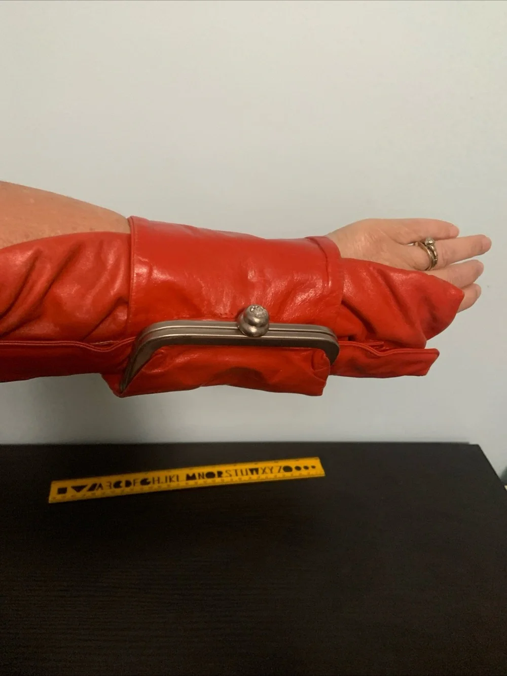 Latico Leather Clutch/Wrist Bag Unique Cuff Style.